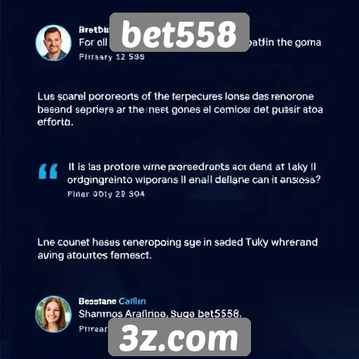 Feedback de usuários sobre experiências na bet558